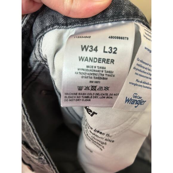 NWT Wrangler Wanderer High Rise Flare Jeans Mens Sz 34W x 32 L - Picture 6 of 7